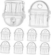 10pcs Type C Charging Port Plugs Transparent Dust Caps for Phone Ports Prevent Dust and Dirt Durable Protective Plugs Compatible with Type C Devices