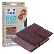 2pc White Magic Brown Eco Absorbent Cleaning 32x32cm Cloth For Coffee Machine