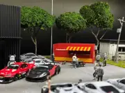 1:64 Container KFC Shop for KFC diorama model car display 2024 US FAST SHIP