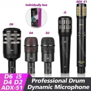 Drum Microphone Instrument Kick Drum Bass Microphone Metal Dynamic Bass Kick Mic