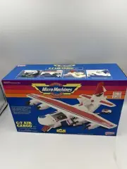 NIB VINTAGE MICRO MACHINES C-7 CARGO TRANSPORT 1988 AIR PLANE MM5 TRANSPORTER