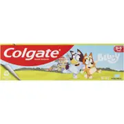 Colgate Kids Junior Bluey Toothpaste for Children 2-5 Years 90g - Mild Mint Gel