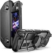 JSAUX ModCase for Steam Deck, PC0104 Modular Steam Deck Case with Detachable Front Shell Valve Steam Deck Accessories Include Protective Case, Face Cover, Metal Bracket and Strap - Basic Set, Black