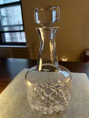 Orrefors Sweden Heavy Crystal Glass Decanter Mid-Century Modern Barware Whiskey