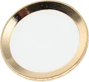 Angoily Home Button Stickers Cell Phone Button Decals Fingerprint Stickers Copper Fingerprint Cover Sensor Cover Fingerprint Patch Fingerprint Pad Polymer Materials White