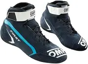 Omp Unisex First Race My2021 Blue/Cyan Size 43 Fia 8856-2018 Boat Shoe, Standard, 9 UK, Standard, 9 UK