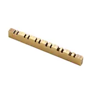 Slotted Guitar Brass Nut Up-Saddle Vintage Modern Style Electric Guitar 12 String Pre-Slotted Nut Replacement Parts Multicolor