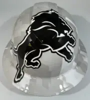 New Full Brim Hard Hat Hydro Dipped DETROIT LIONS SALUTE TO SERVICE EDITION