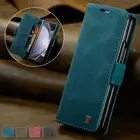 For Samsung Galaxy Z Fold6 Fold5 Fold4 Retro PU Leather Credit Card Wallet Case