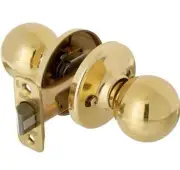 Kwikset 97200-787 Juno Polished Brass Passage Hall/Closet Door Knob w/ Microban
