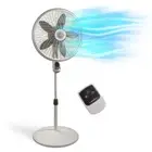 Pedestal Fan Adjustable Height Remote Control Timer 3 Speeds for Bedroom Kitchen