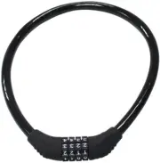 2 Ft X 1/2 Inch Security Bike Lock 4 Digit Resettable Combination Cable Bicycle