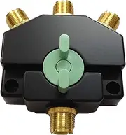 Anteenna TW-103 3 Position Coaxial Switch for 144/440MHz HAM UHF Female Connector Plated Golden or CB Radio