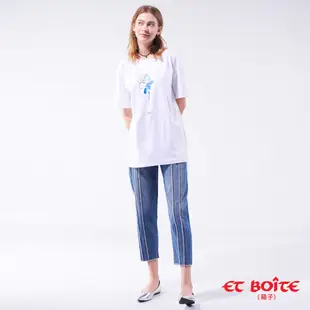 BLUE WAY ET BOîTE 箱子 - 傲嬌玫瑰長版短袖TEE恤