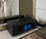 Emerson AM/FM Dual Alarm Clock Radio with 0.6" Blue LED Display, Black NEW