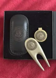 POTUS Donald J. Trump PRESIDENTIAL GIFT GOLF MARKER, DIVOT & REPAIR TOOL
