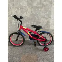 在飛比找蝦皮購物優惠-二手兒童腳踏車OAO鎂合金16吋兒童腳踏車（紅）