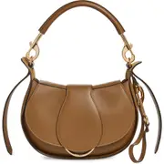 Chloé Ride Leather Shoulder Bag in Dark Khaki at Nordstrom One Size