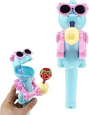 Lollipop Robot Holder Creative Dust Proof Lollipop Storage Toy Creative Design Eating Robot Novelty Kids Holder