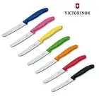 Victorinox Steak Knife Tomato Knife 5pc Wavy Edge Round Tip Classic Color Handle