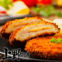 在飛比找momo購物網優惠-【上野物產批發館】5片1包 起司雞排/起司豬排(80g±10