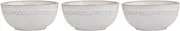 Ladelle Cameo Ivory 3-Piece Dip Bowl