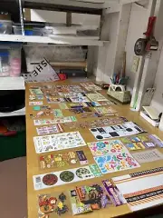 42 Pac Lot of Crafting Scrap Booking School,outdoors,Halloween, Stickers Variety