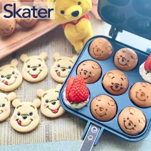 【Skater】小熊維尼雞蛋糕模具 9格烤盤(蛋糕/點心/下午茶/鬆餅)