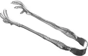 CHILDWEET Stainless Steel Salad Tongs Unique Claw Shape Versatile BBQ Grill Tongs for Food Fliing Metal Kitchen Tongs for Serving
