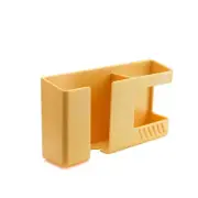 2 in 1 Wall-Mounted Mobile Phone Remote Control Storage Box Multifunctional Punc