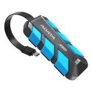 1TB AData SC740 External SSD USB3.2 Gen2 Black/Blue Shock and Drop Proof