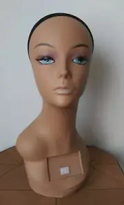 Lady Mannequin Head Realistic Mannequin Head Wig Head Stand.
