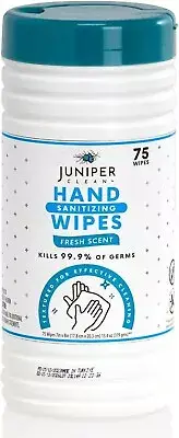 Hand Sanitizing Wipes, Alcohol Free 75 Count Disposable Hand Sanitizer Wipes, Fr