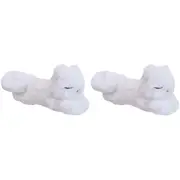 2x LVD Pram Buddy Plush Kitten Kids/Childrens Stuffed Animal/Soft Toy 27x10cm 0+