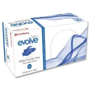 Cranberry USA Evolve Nitrile Powder Free Exam Gloves, 2.0 mil, Medium, 300