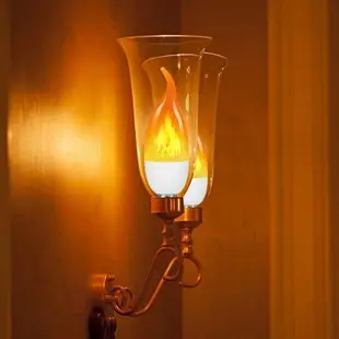 E14 E27 模擬火焰燈泡 / 復古節能小夜燈 / LED 動態火焰效果燈, 用於新年聖誕晚會裝飾-好鄰居百貨