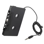 Cassette Aux Adapter For Car iPhone 3.5mm Audio Tape MP3 Player Adapter Black b
