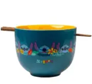 ~ Disney Lilo & Stitch ~ Stitch Ramen Bowl with Chopsticks ~ Stitch Bowl ~