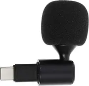 Abaodam 1Pc Bendable Type C Microphone for Laptop and Phone Flexible USB C Mic with Sponge Cover Lightweight and Portable for Indoor Outdoor Use