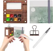 Mini Art Palette - Travel Paint Box, Pocket Color Case | Refillable Compact Watercolor Tray, Durable Storage Container for On-the-Go Painting Art Jou