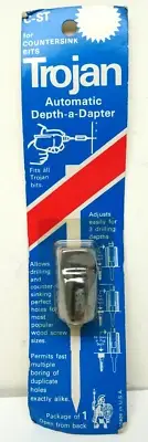 Vintage Trojan Automatic Depth-a-Dapter for Trojan Countersink Bits C-ST USA NOS