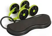 Ab Roller for Abs Workout Multifunctional Thicker No Noise Ab Roller Wheel Exercise Equipment Easy to Use Ab Roller Body Shaping for Personal Gym