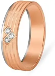 [Satfale Jewellers] Solid 22K/18K Fine Rose Gold Certified Mens And Boys Band Ring