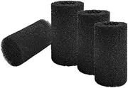 Aoyathrive 4 Pack Pre-Filter Intake Sponge, Aquarium Foam Rolls Compatible Filter Accessories for Fish Tank, 10mm, 20mm (10mm)