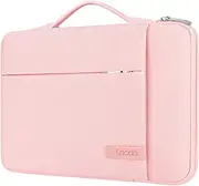 Lacdo 360° Protective Laptop Sleeve Case for 13 inch New MacBook Air M4 A3240 2025, M3 A3113, M2 A2681, M1 A2337 | 13" MacBook Pro M2/M1 A2338 A2251 | 13" iPad Air M3 / iPad Pro M4 Computer Bag, Pink