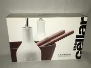 THE CELLAR 5-Piece Salad Bowl & Serving Set, New in Retail Box