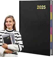 Calendar Notebook | College Notebooks - Portable College Hardcover Notebooks A5 for Taking Note Calendar 2025 for Writing