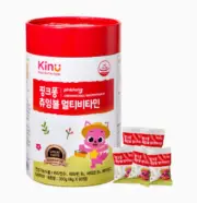 KINU pink pong chewing ball multivitamin 90 Tablets / DHL SHIP
