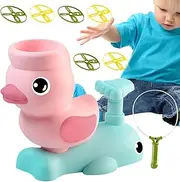 Pokronc Disc Launching Toys,Colorful Kids Flying Toy | Portable Fine Motor Skills Learning Game, Yard Activities for Family Gathering