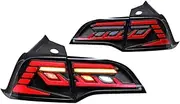 LED Tail Lights Start Up Animation Sequential Rear Lamps，Compatible For Tesla Model 3 Model Y 2019 2020 2021 2022 2023